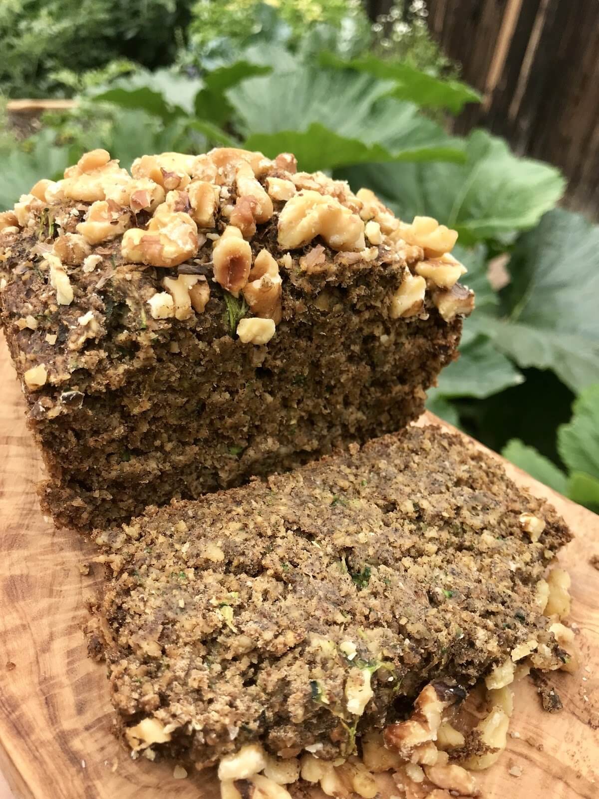 Zucchini Apple Buckwheat Bread