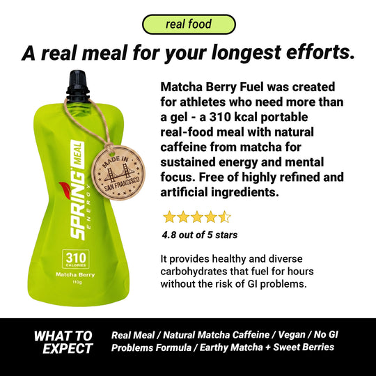 Matcha Berry Endurance Meal With Natural Caffeine (Vegan) 310 Kcal